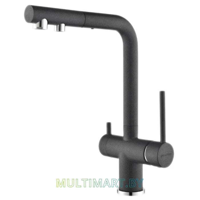 Смеситель Paulmark Serpentine Se213222-DG (графит)